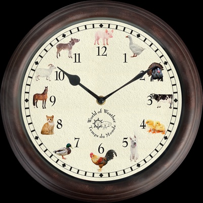 Reloj Sonido Animales de Granja
